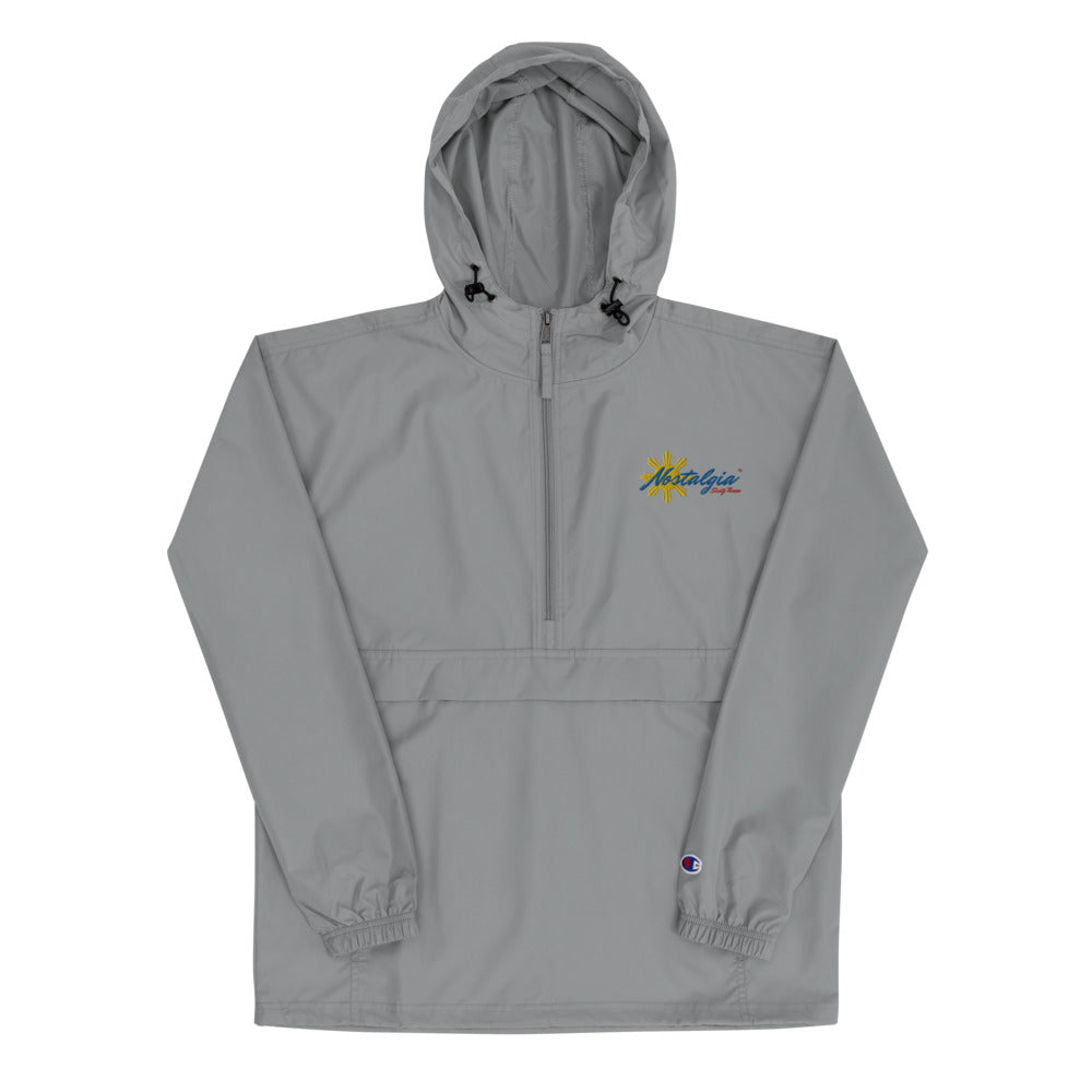 Nostalgia63 Sun Embroidered Champion Packable Jacket
