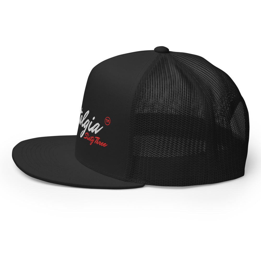 Trucker Cap (white/red)