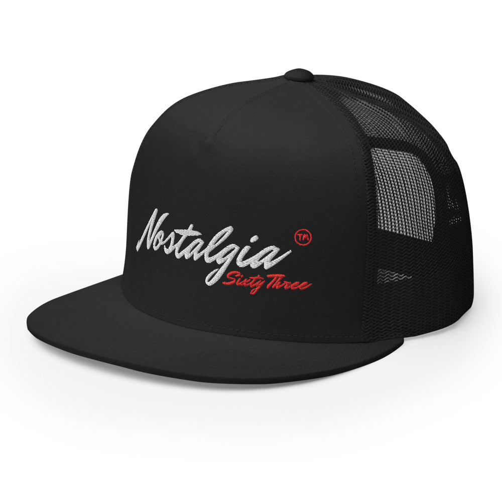 Trucker Cap (white/red)