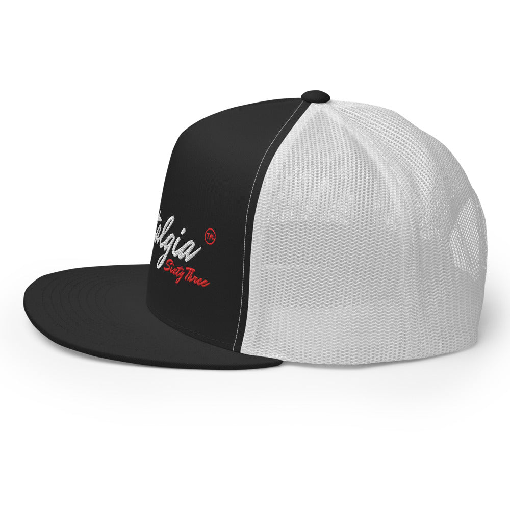 Trucker Cap (white/red)