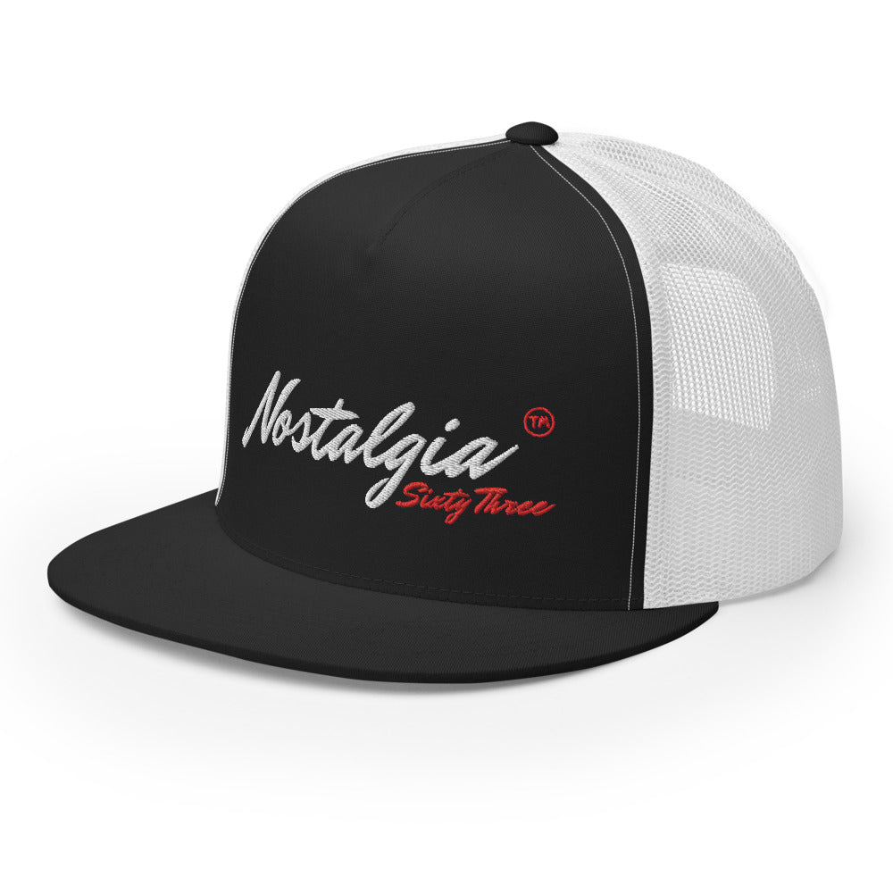 Trucker Cap (white/red)