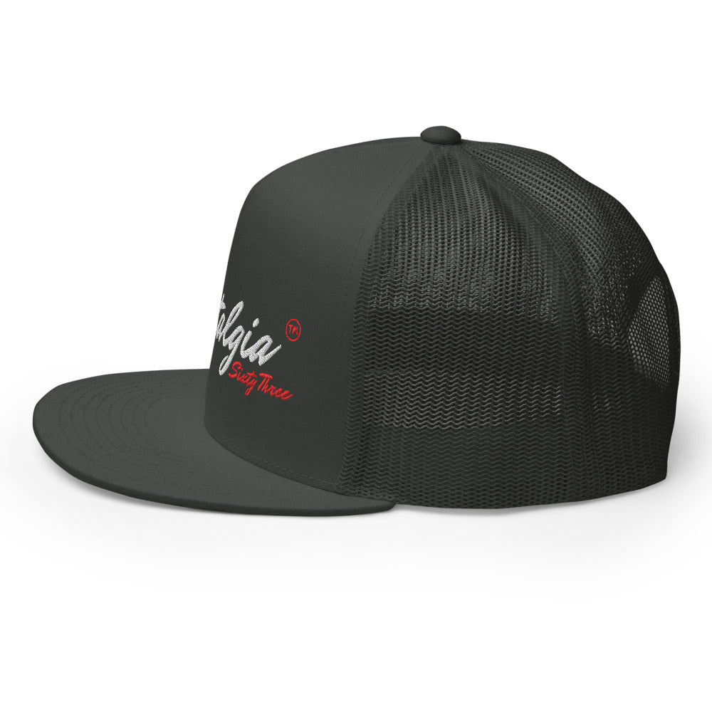 Trucker Cap (white/red)