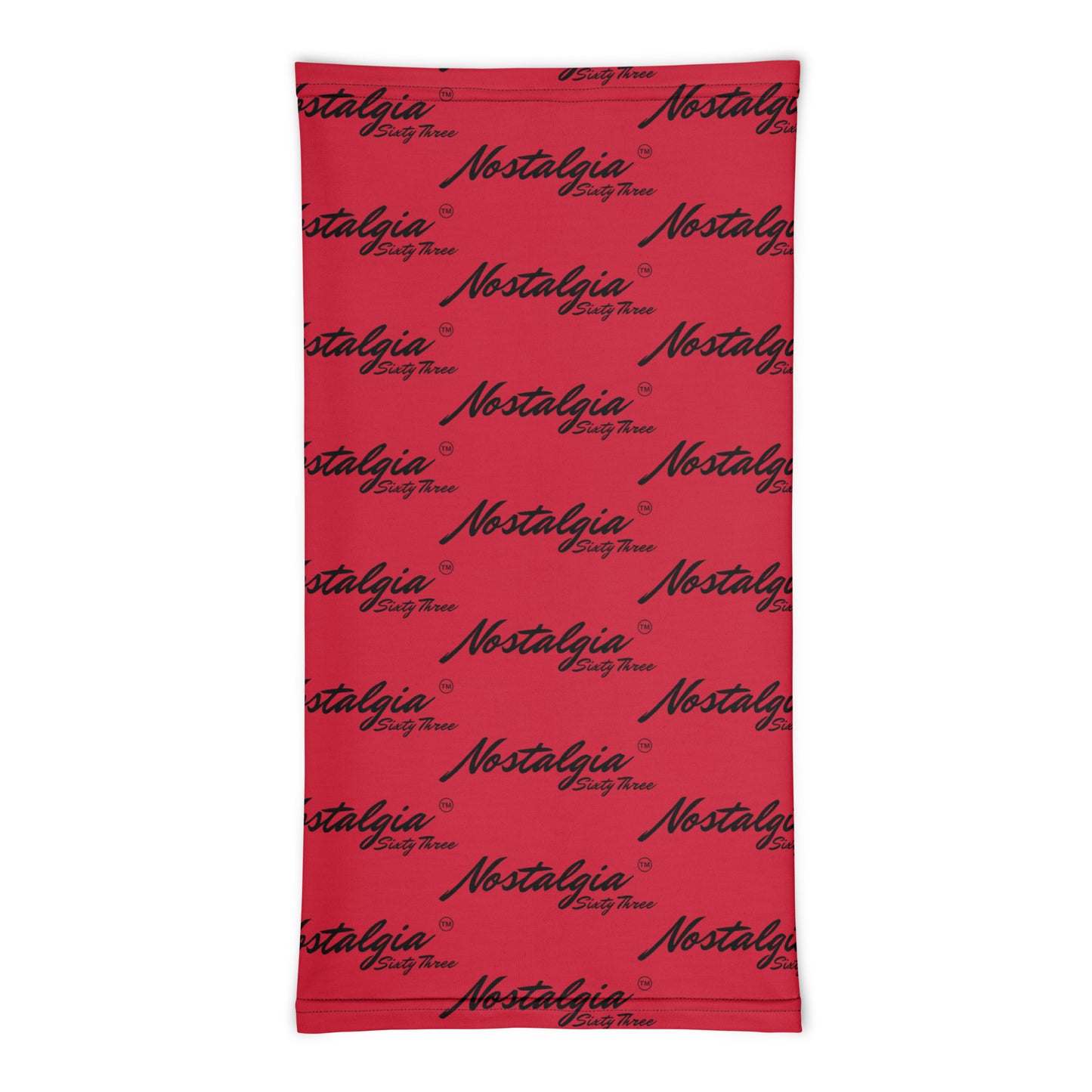 Logo Neck Gaiter (Red/Blk)