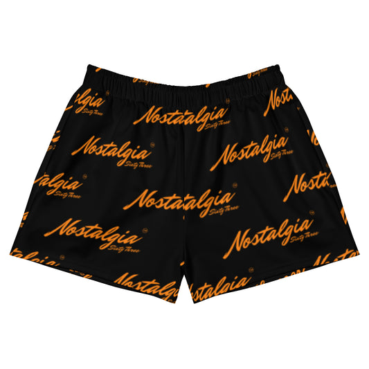 Women's All Over Print Logo Shorts
