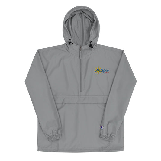 Nostalgia63 Sun Embroidered Champion Packable Jacket