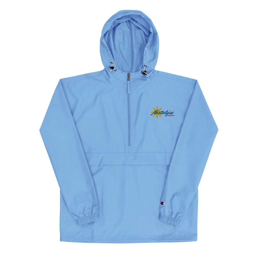 Nostalgia63 Sun Embroidered Champion Packable Jacket