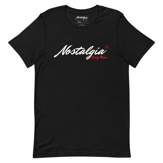 Nostalgia63 Unisex T-Shirt (white/red)