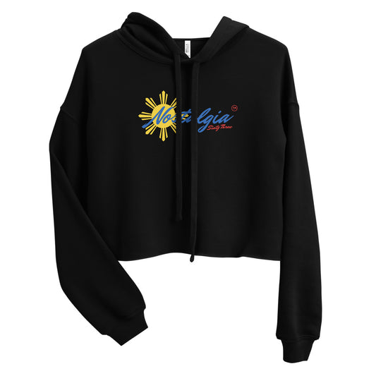 Nostalgia63 Sun Logo Crop Hoodie